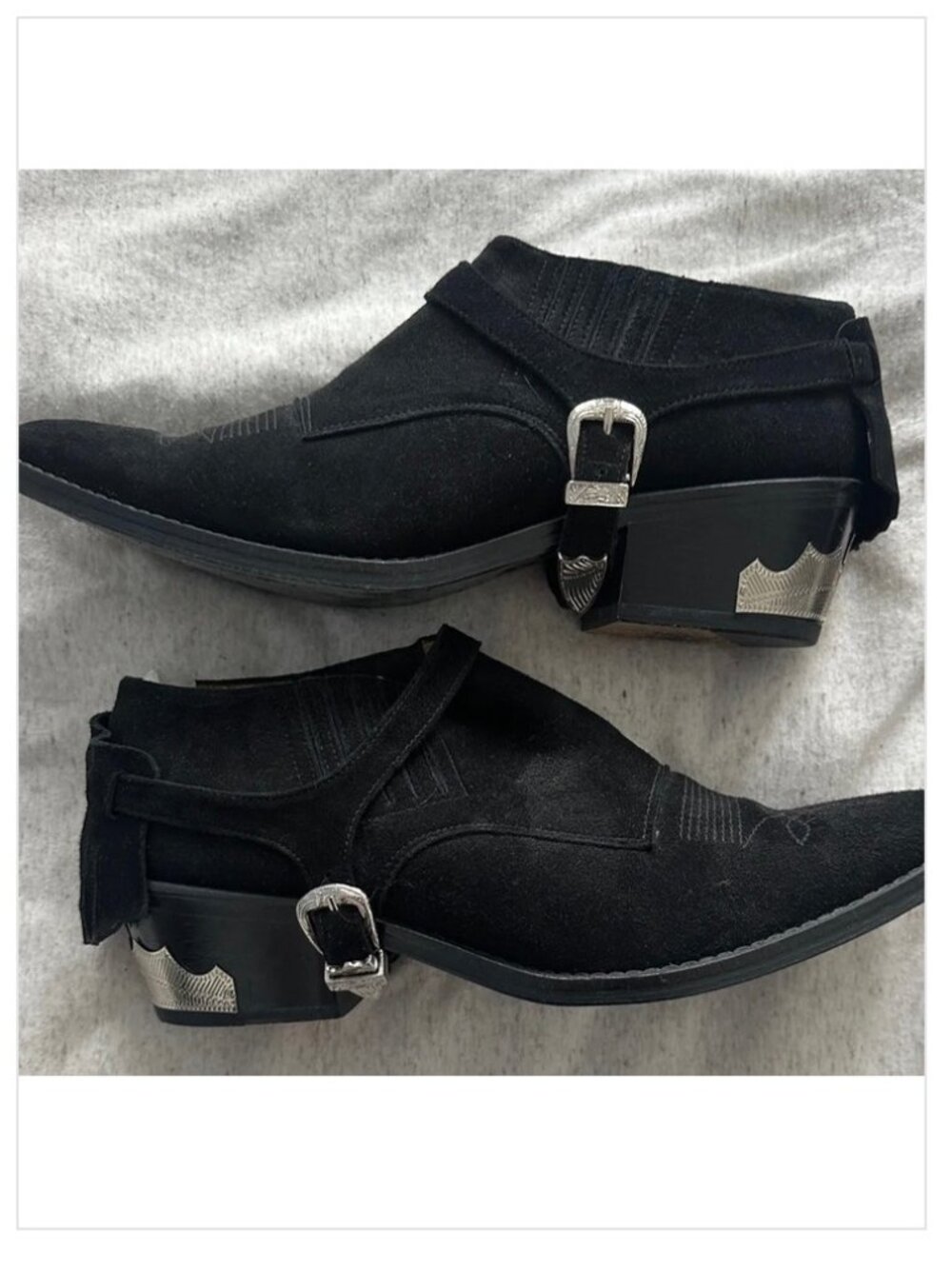 TOGA Pulla Black Western Shoe Boots size 37, fits US 7 or 6.5